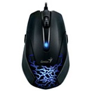 Mouse optic wireless Gaming Genius X-G500 USB, lumina albastra, negru [31010163101]